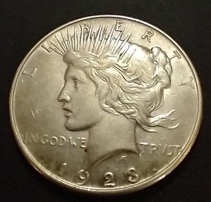 1923-D Peace Dollar
