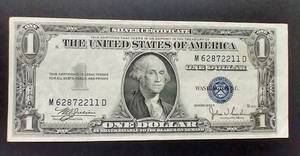 1935 C Blue Seal Silver Certificate $1 Note