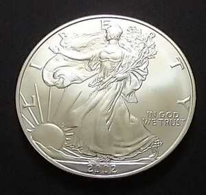 2002 American Silver Eagle