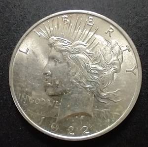 1922-D Peace Dollar