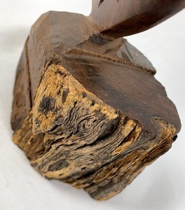 lot 95 image: Polished Hand-Carving of a Wooden Sea Horse