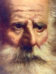 lot 69 image: R. Lanzi Oil Portrait
