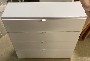 lot 1 image: Contemporary Grey Dresser