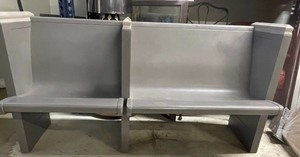 lot 11 image: Professionally Painted Oak Church Pew
