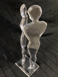 lot 23 image: Lucite Abstract Figures