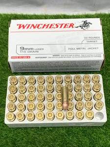 lot 3 image: 50 Rounds 9mm Ammo Ammunition