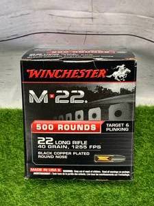lot 24 image: 500 Rounds .22 Ammunition Ammo