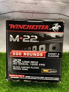lot 25 image: 500 Rounds .22 Ammunition Ammo