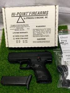 lot 35 image: Brand New Hi-Point 9mm Handgun with 1 Magazine