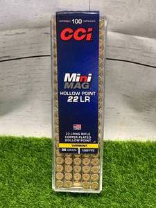 lot 62 image: 100 Rounds .22 Mini Mag Ammo Ammunition