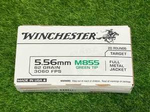 lot 64 image: 20 Rounds 5.56 Green Tip Ammo Ammunition