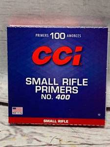 lot 97 image: 100 Rounds No. 400 Small Rifle Primers