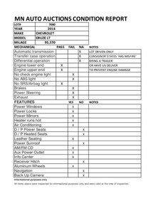 2014 Chevrolet Cruze LT - 95,570 Miles -