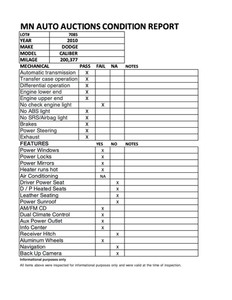 2010 Dodge Caliber SXT - 2 Owners -