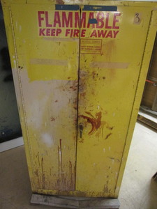 lot 403 image: SE-CUR-ALL SAFETY STORAGE CABINET FOR FLAMMABLE LIQUIDS, OSHA CERTIFIED