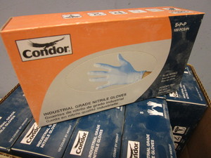 lot 411 image: INDUSTRIAL GRADE NITRILE GLOVES - BULK CASES