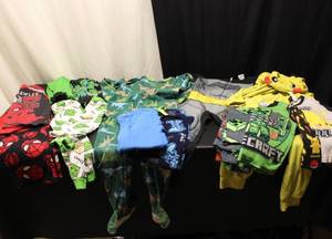Boys size 6, 9 pair of pajamas...