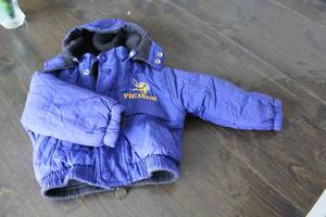 Boys 12 months, Vikings coat...