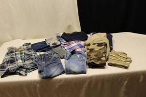 Boys 18 months, 6 pants, 2 jeans, 7...