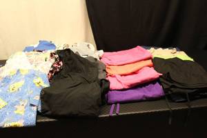 S scrubs, 8 tops, 4 coats and 8 pan...