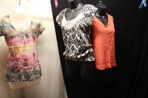 Ladies size S, 9 tops...