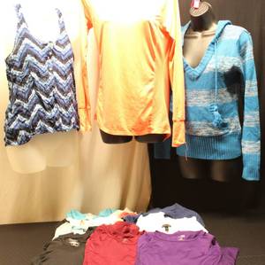 Ladies M, 15 tops...