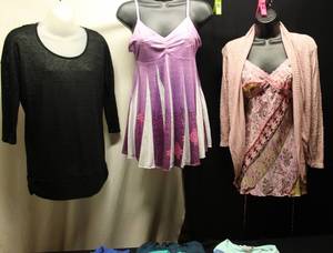 Ladies M, 15 tops...