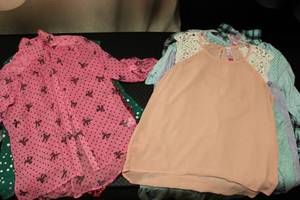 JRs size LXL, 8 tops...