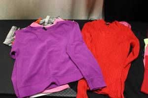 JRs size LXL,  8 tops, 1 sweatshir...