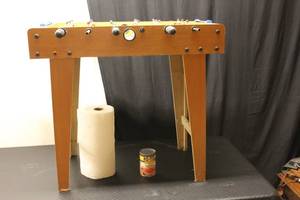 Childs FoosBall Table-needs cleanin...