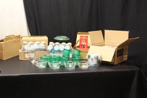 Candles and holders, wick trimmers,...