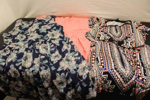 size XL, 3 dresses...