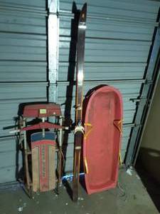 Silver Streak Steel Runner Sled, Cross Country Skis & Other Sled