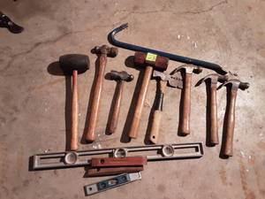Hammers, Levels & Pry Bar