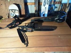 2-Remington Electric Chain Saws & Leaf Blower