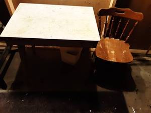 Vintage Table & Chair