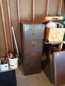 Metal Filing Cabinet & Metal Wardrobe Cabinet