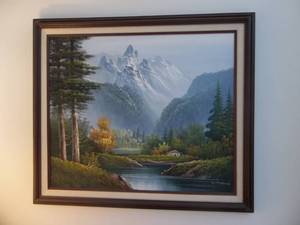 lot 10 image: Painting By Metos 24x28