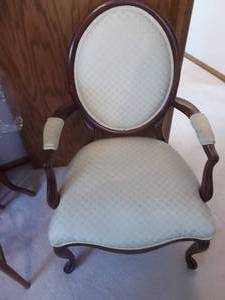 lot 48 image: Fancy Upholstered Arm Chair
