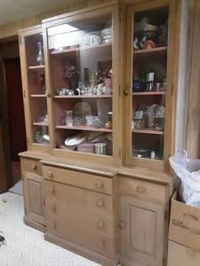 lot 183 image: Hutch & Contents (Must Take All) 61x21x80