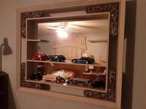 lot 184 image: Shadow Box With Cars & Trucks