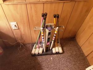 lot 201 image: Croquet Stand