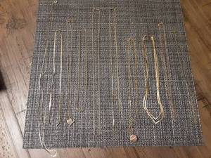 lot 114 image: Gold Tone Necklaces