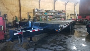 2011 Tow Master Model T-20 25 Heavy Duty Tandem Axle Dually Deck Over Equipment Trailer