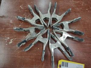 lot 34 image: (8) 6 Pinch Clamps...