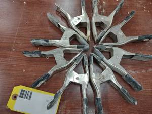 lot 35 image: (8) 6 Pinch Clamps...