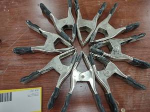 lot 36 image: (8) 6 Pinch Clamps...