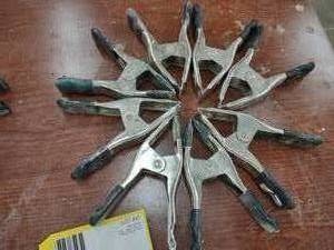 lot 37 image: (8) 6 Pinch Clamps...