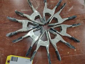 lot 38 image: (8) 6 Pinch Clamps...