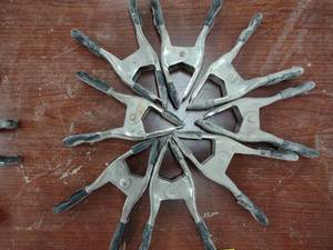 lot 39 image: (8) 6 Pinch Clamps...